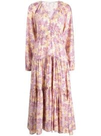 A.L.C. Iman floral-print Ruffled Dress | Pink | FARFETCH at Farfetch